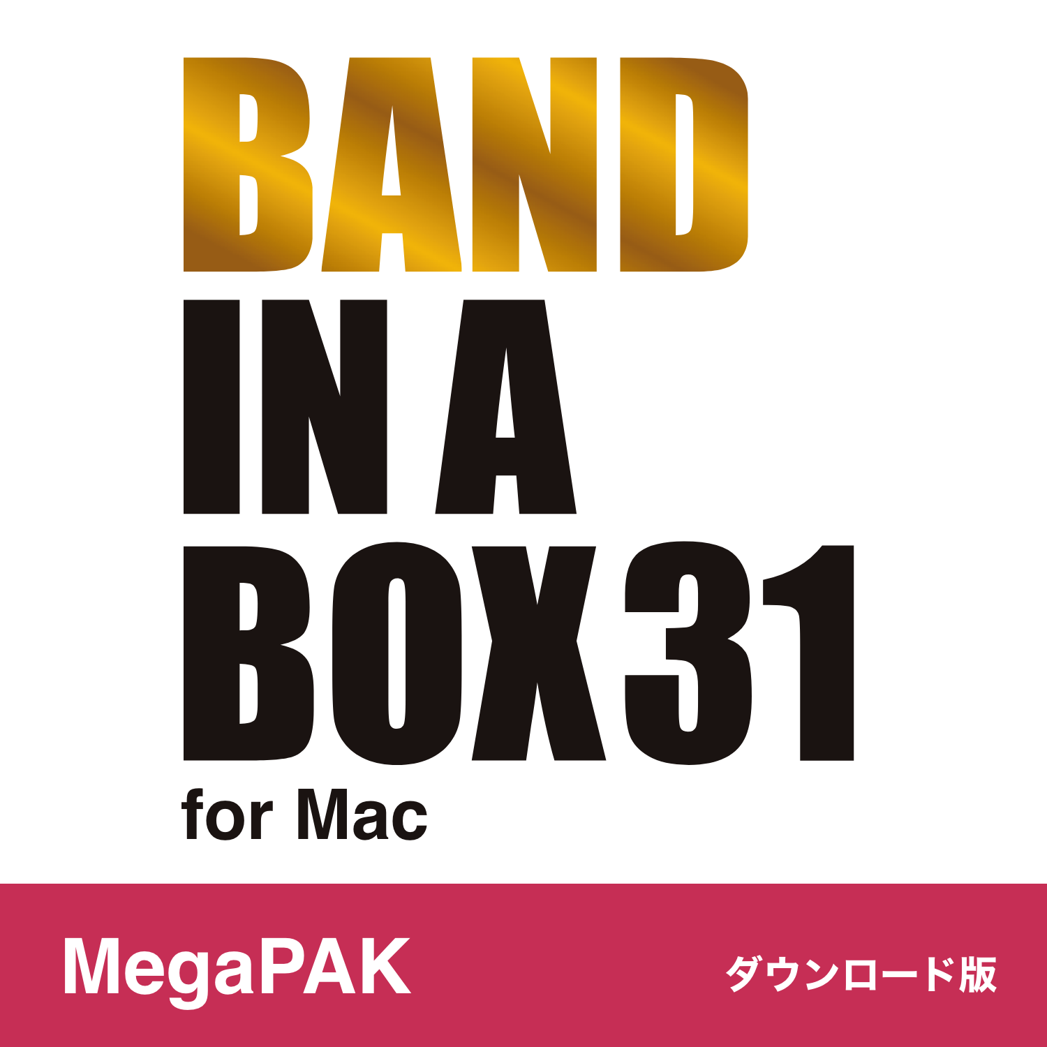 Band-in-a-Box 31 for Mac【ダウンロード版】