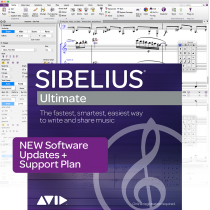 Sibelius Ultimate アップグレード・サポートプラン更新版(3年)